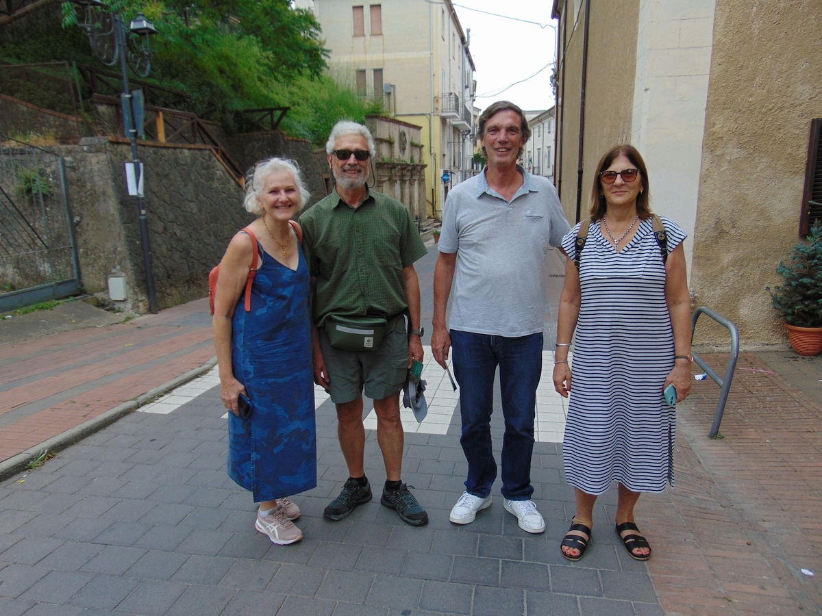 Da sinistra Liliana, Alberto, Alessandro, Alicia discendenti Nico