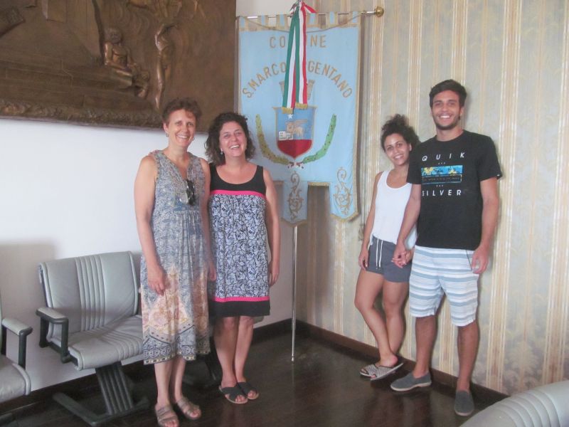 Flavia e Adriana Cipolla e figli