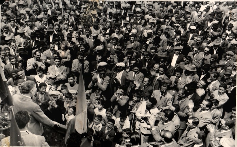 Comizio Fausto Gullo a San Marco Argentano