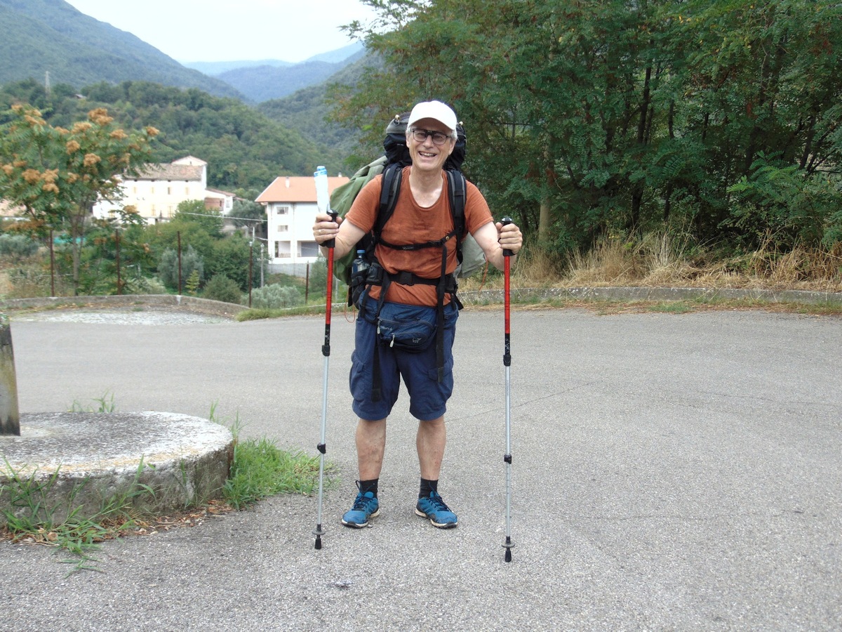 Helge Lindberg trekking a San Marco Argentano