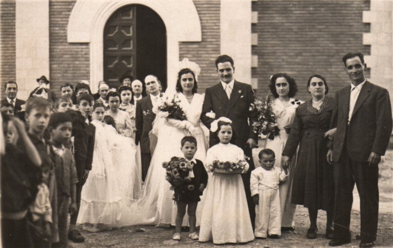 Matrimonio Tallarico Morea 1950 San Marco Argentano